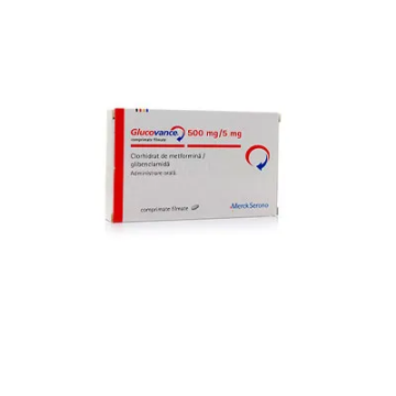 Product image of Glucovance 500 / 5 mg x 30 comprimidos recubiertos