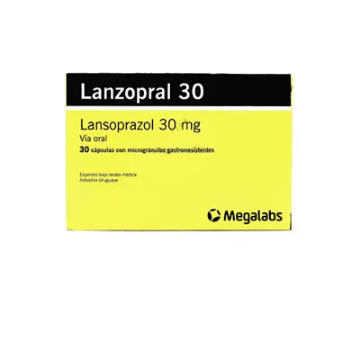 Product image of Lanzopral 30 mg x 30 cápsulas