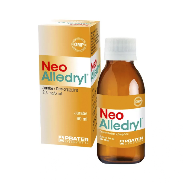 Product image of NEO-ALLEDRYL 2,5 MG/5ML JARABE 60 ML (DESLORATADINA)