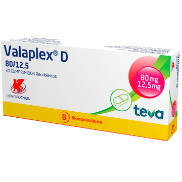 Product image of Valaplex D 80 / 12,5 x 30 comprimidos