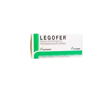 Product image of Legofer 40 mg / 15 ml x 10 frascos