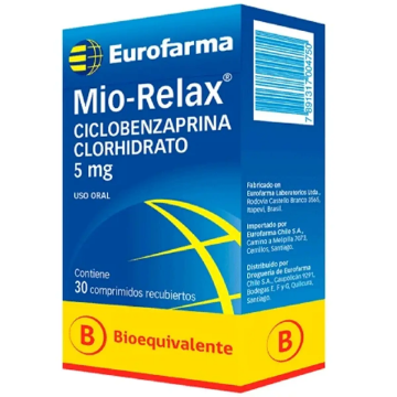 Product image of Mio Relax 5 mg x 30 comprimidos