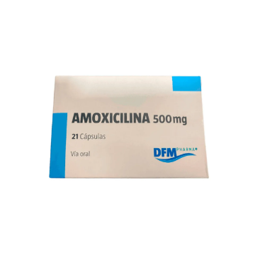 Product image of Amoxicilina 500 mg x 21 cápsulas