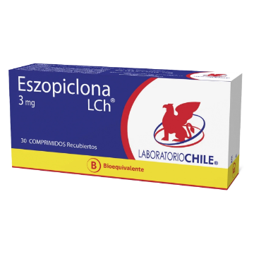 Product image of ESZOPICLONA 3 MG X 30 COMP.