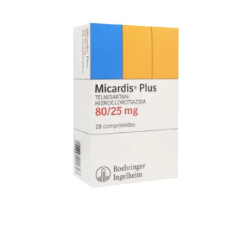 Product image of Micardis plus 80 / 25 x 28 comprimidos