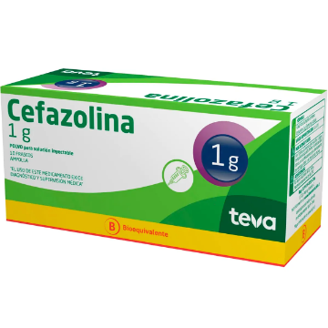 Product image of Cefazolina 1 g x 10 frascos ampollas