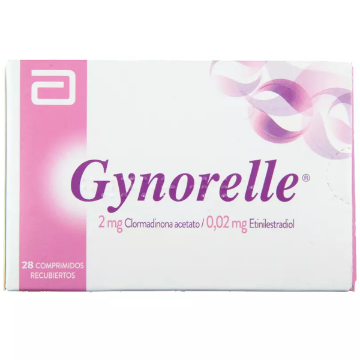 Product image of GYNORELLE 28 COMPRIMIDOS RECUBIERTOS (CLORMADINONA+ETINILESTRADIOL)