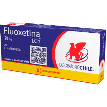 Product image of Fluoxetina 20 mg x 20 comprimidos