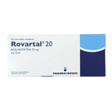 Product image of ROVARTAL 20 MG 30 COMPRIMIDOS RECUBIERTOS [BE] (ROSUVASTATINA)