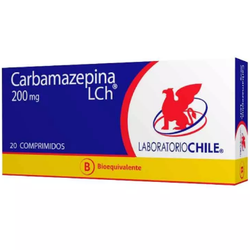 Product image of Carbamazepina 200 mg x 20 comprimidos