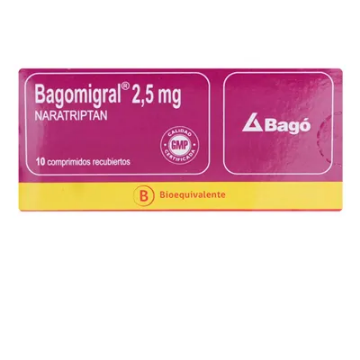 Product image of Bagomigral 2,5 mg x 10 comprimidos recubiertos