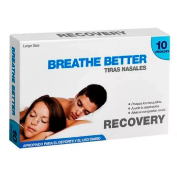 Product image of RECOVERY BREATHE BETTER (TIRAS NASALES) X 10 UNID.