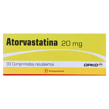 Product image of ATORVASTATINA 20 MG X 30 COMP.