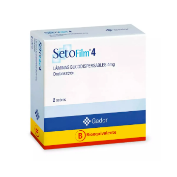 Product image of Setofilm 4 mg x 2 láminas bucodispersables