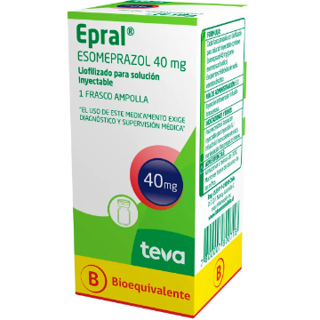 Product image of Epral 40 mg polvo liofilizado para solución inyectable