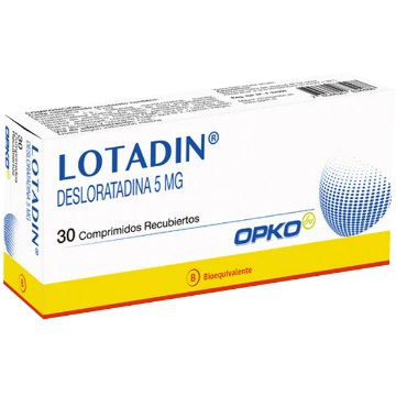 Product image of Lotadin 5 mg x 30 comprimidos recubiertos