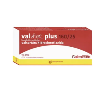 Product image of Valvitae Plus 160 / 25 mg x 28 comprimidos