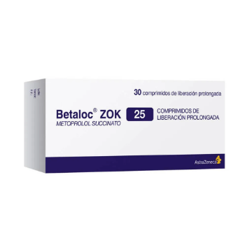 Product image of Betaloc Zok 25 mg x 30 comprimidos