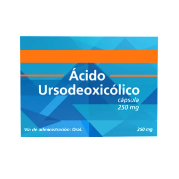 Product image of Ácido Ursodeoxicolico 250 mg x 60 cápsulas