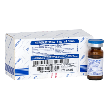 Product image of NITROGLICERINA 50MG / 10ML X 10 FCO. AMP.