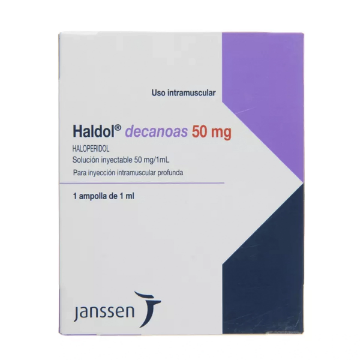 Product image of HALDOL DECANOAS SOL. INY. 50 MG/ML X 1 AMP.