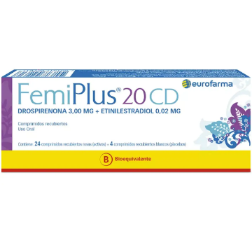 Product image of Femiplus 20 CD x 28 comprimidos