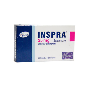 Product image of INSPRA FCT 25 MG 10 EA BLST 3 EA IFC SPA X 30 COMP.