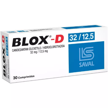 Product image of Blox D 32 / 12,5 mg x 30 comprimidos