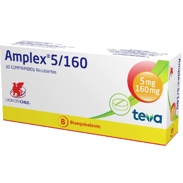 Product image of Amplex 5 / 160 x 30 comprimidos recubiertos