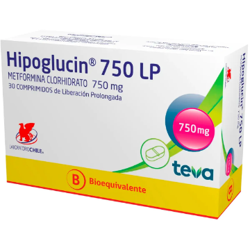 Product image of Hipoglucin LP 750 x 30 Comprimidos Liberación Prolongada