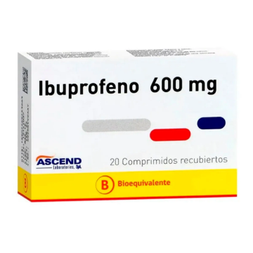 Product image of Ibuprofeno 600 mg x 20 comprimidos recubiertos