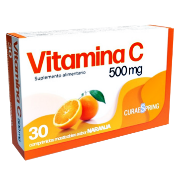 Product image of VITAMINA-C 500 MG 30 COMPRIMIDOS MASTICABLES