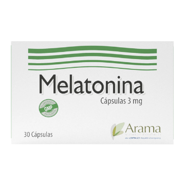 Product image of MELATONINA 3 MG X 30 CAPS.