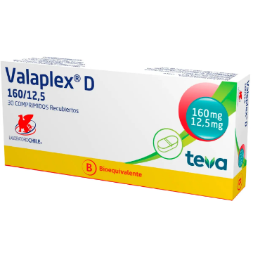 Product image of Valaplex D 160 / 12,5 x 30 comprimidos