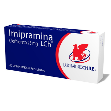 Product image of IMIPRAMINA [BE] 25 MG 40 COMPRIMIDOS RECUBIERTOS