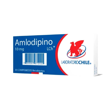 Product image of Amlodipino 10 mg x 38 comprimidos recubiertos