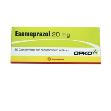 Product image of Esomeprazol 20 mg x 30 comprimidos