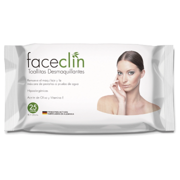 Product image of Faceclin toalla humeda desmaquillante x 25 unidades