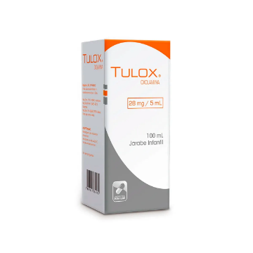 Product image of Tulox jarabe pediatrico 28 mg / 5 ml x 100 ml