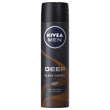 Product image of NIVEA MEN DEO DEEP AMAZONIA CLACK CARBON A/P 48H DESODORANTE SPRAY 150 ML