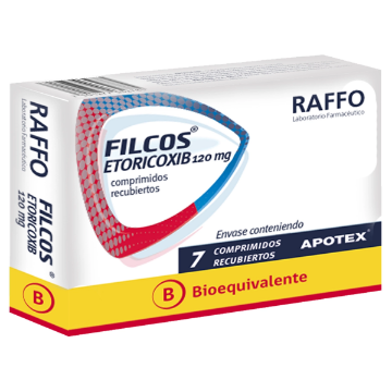 Product image of FILCOS 120 MG X 7 COMP. REC.