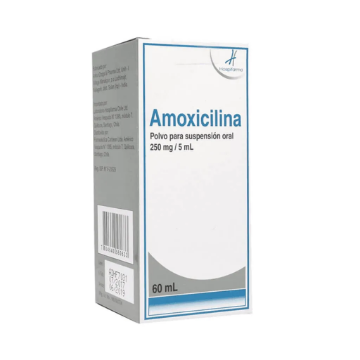 Product image of Amoxicilina suspensión 250 mg / 5 ml x 60 ml