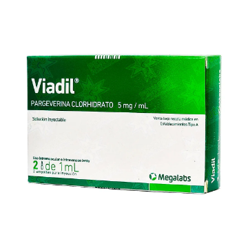 Product image of Viadil 5 mg / ml x 2 ampollas