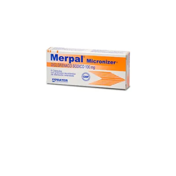 Product image of Merpal 100 mg x 8 cápsulas con gránulos de liberación prolongada