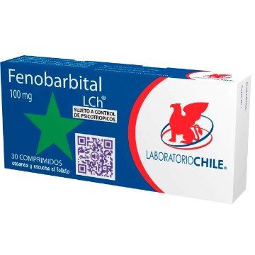 Product image of Fenobarbital 100 mg x 30 comprimidos