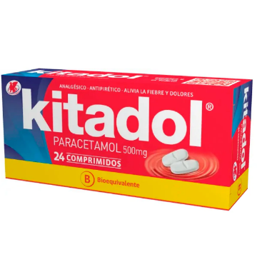 Product image of Kitadol 500 mg x 24 comprimidos