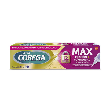 Product image of COREGA MAX FIJACIÓN + COMODIDAD 40G X 1 UNID.