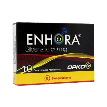 Product image of Enhora 50 mg x 10 comprimido recubierto