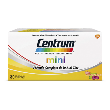 Product image of Centrum mini x 30 comprimidos masticables