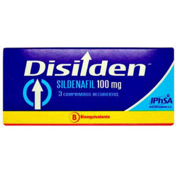 Product image of Disilden 100 mg x 3 comprimidos recubiertos